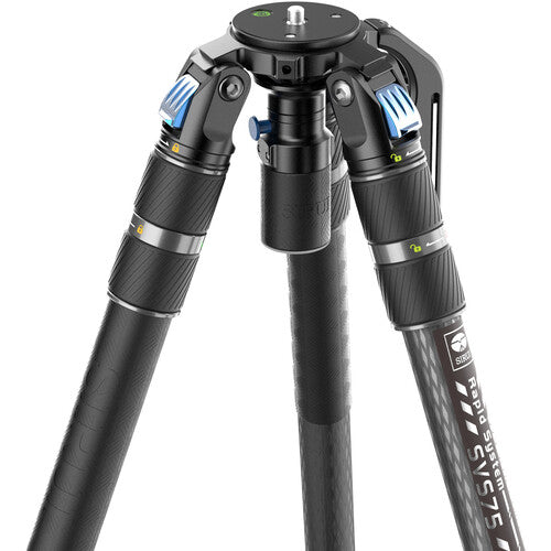 Sirui SVS75 Carbon Fiber Video Tripod with SVH15 Fluid Head