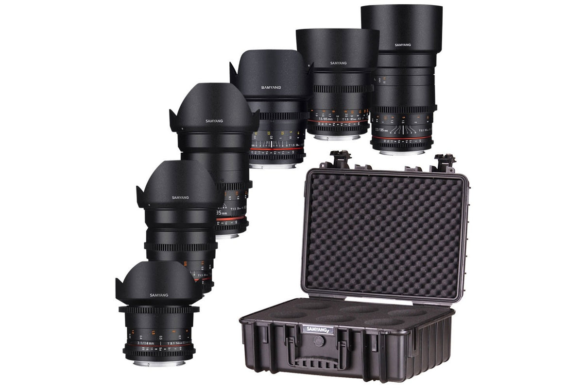 Samyang VDSLR Cine Prime Lens Kit for Canon EF Mount
