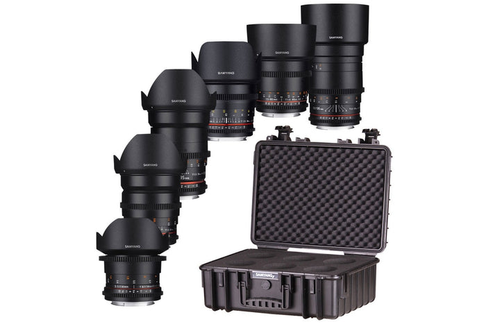 Samyang VDSLR Cine Prime Lens Kit for Canon EF Mount